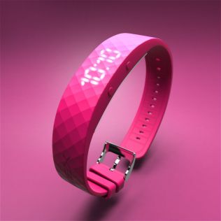 FIBEX8V03 Sängvätningsklocka för barn rosa | FIBEX8V03