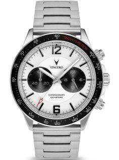 Sil-Whi-P03 Vincero The Apex - Silver/Black Sil-Whi-P03