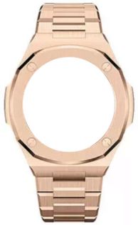 T26-X-RG Unofficial Gen 4.2 Mod for Casio GA-2100 - Rosegolden Steel Case | Rosegolden Steel Bezel With Screws | Rosegolden Steel Bracelet