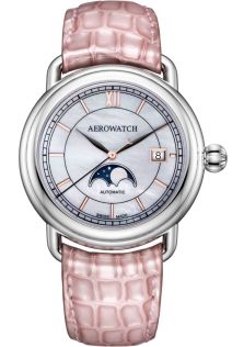 A 77983 AA02 BR RO Aerowatch 1942 Moon Phase A 77983 AA02 BR RO