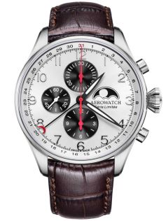A 69989 AA04 Aerowatch Les Grandes Classiques Chrono Moon Phase Limited Edition A 69989 AA04