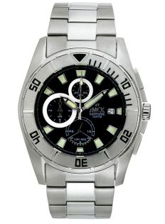 A53202S5I Inex Mens Silver Black A53202S5I