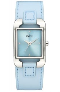 A69211S8KV Inex Ladies Blue Leather Band