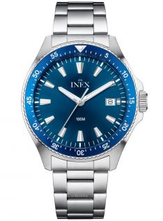 A69530-1S8I Inex Mens 100m Sport Steel Blue 38mm