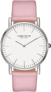 CA3804-SIWHPI Carrie Taylor Lexington Silver/White Pink Leather