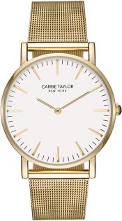 CA3826-GOWHGO Carrie Taylor Lexington Gold/White Gold Mesh