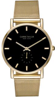 CA3933-GOBLGO Carrie Taylor Lincoln Gold/Black Gold Mesh