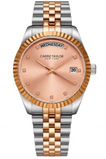 CTW1701 Carrie Taylor Rosegold Day-Date Jubilee Petite 31mm