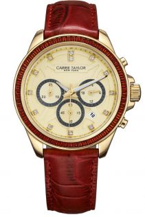 CTW905 Carrie Taylor Astoria Chronograph Red 42mm