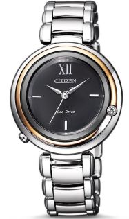 EM0658-87E Citizen Arcly Diamond Sapphire Eco-Drive EM0658-87E