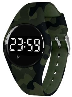 FIBEX15V2GREENCAMO Rutinhjälp för barn grön kamouflage timer | FIBEX15V2GREENCAMO
