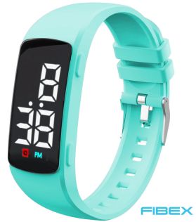 FIBEX15V3TURQUOISE Vätskepåminnare turkos hälsoklocka | FIBEX15V3TURQUOISE