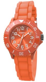 FIBEXFD04 Orange barnklocka sportig | FIBEXFD04