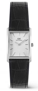 ADW00100898 Daniel Wellington Bound Black Crocodile Guilloché Silver DW00100898
