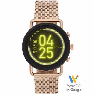 SKT5204 Skagen Falster 3 Rose-Tone Steel-Mesh SKT5204