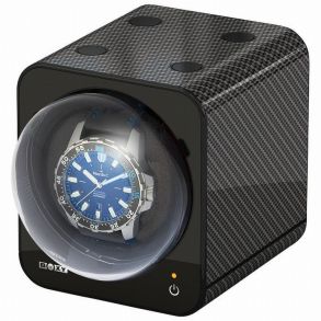 309408 Beco Boxy Fancy Brick Watch Winder Carbon 309408