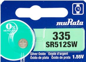 248382X Murata Silveroxid SR512SW-PBWW 335 1 stk