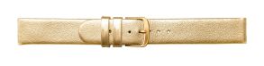 3657122G Falkenlund Deluxe Beco 22mm Watch Strap Classic Calf Gold with Gold Buckle 3657122G