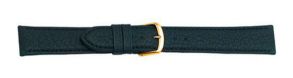 666114G Falkenlund Deluxe Beco Watch Strap Imperator Calf Leather Black 14mm Gold Plated Buckle 666114G