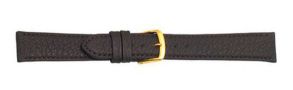 666218G Falkenlund Deluxe Beco Watch Strap Imperator Brown Calf Leather 18mm Gold Plated Buckle 666218G