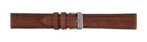 680922S Falkenlund Deluxe Beco 22mm Watch Strap Camel Sport Cognac Silver Buckle 680922S