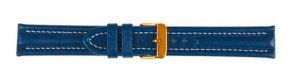 6821422G Falkenlund Deluxe Beco 22mm Watch Strap Arizona Sport Grey Gold Buckle 6821422G