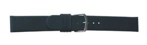 685118S Falkenlund Deluxe Beco Watch Strap Classic Black Calf Leather 18mm Stainless Steel Buckle 685118S