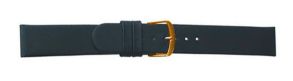 685114G Falkenlund Deluxe Beco Watch Strap Calf Leather 14mm Black Gold Plated Buckle 685114G