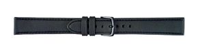 692118 Falkenlund Deluxe Beco Watch Strap Soft Nappa XL Black Calf Leather 18mm Black Buckle 692118