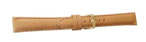 6941118G Falkenlund Deluxe Beco Watch Strap Medio XL Beige Calf Leather 18mm Gold Plated Buckle 6941118G