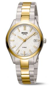 3374-02 Boccia Ladies Titanium Two-Tone Sapphire 32mm