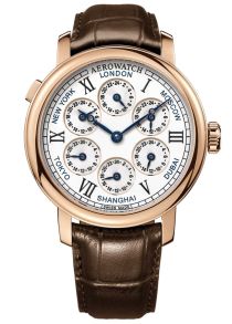 A 51974 R101 Aerowatch Renaissance 7 Time Zones A 51974 R101