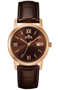 A12151D1I Inex Ladies Rosegolden Brown Petite 30mm