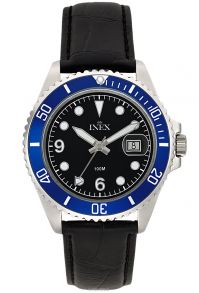 A69512-2S5P Inex Mens 100m Classic Bubble Date 40mm