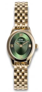 ADW00100804 Daniel Wellington Oval Ophelia Mini Emerald Gold DW00100804