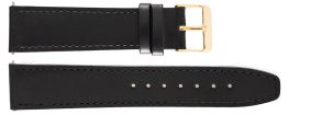 IHS1007 20mm Leather Strap Black Gold IHS1007