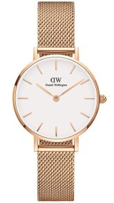 ADW00100219 Daniel Wellington Classic Petite 28mm Melrose White RoseGold-Coloured DW00100219