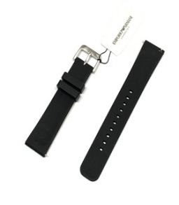 GWPARC0003 Black Silicone strap for Armani Connected Smartwatch 20mm GWPARC0003