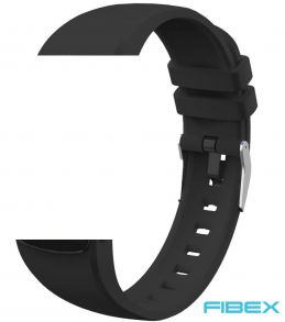 FIBEX15V3BLACK-strap Black Silicone Strap for Fibex Vibrating Reminder Watch FIBEX15V3BLACK