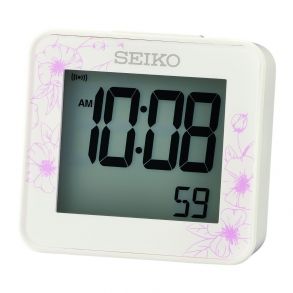 QHL097W Seiko Digital Alarm Clock with Stop Watch QHL097W