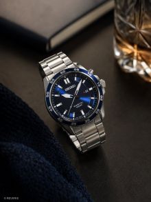 SKA783P1 Seiko Mens Kinetic Energy Blue Steel 43mm