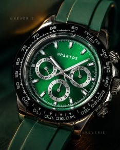 SPW8602 Spartos Green Sapphire Chronograph 40mm