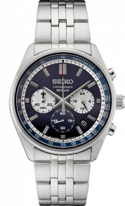 SSB427P1 Seiko Mens Blue Steel Sports Chronograph 41mm