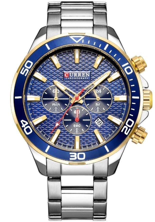 Curren Chronograph 8309SLGLBLSL