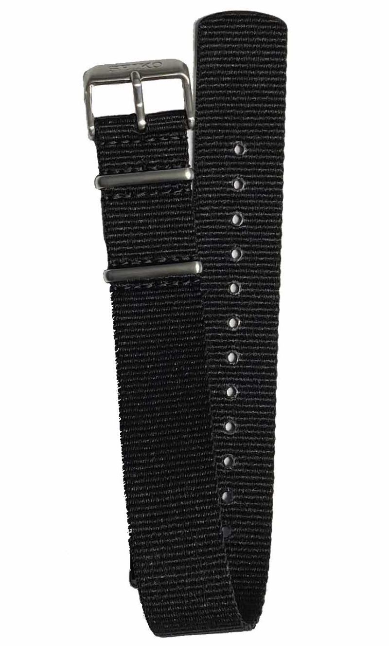 Black shop nylon strap