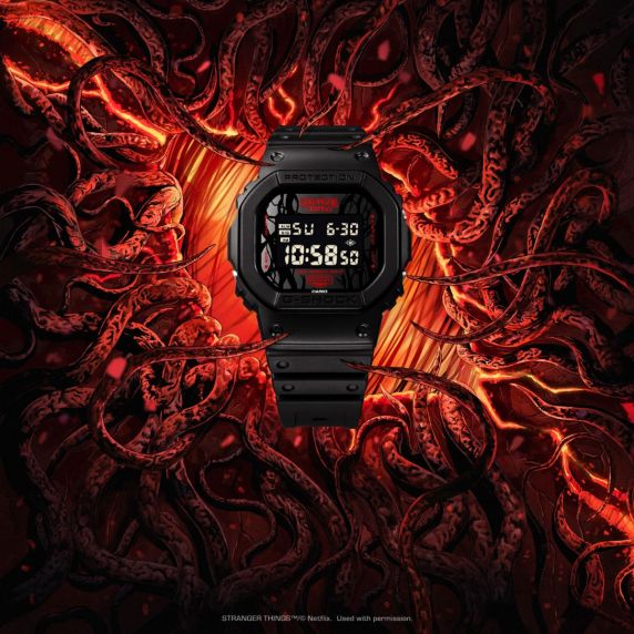 Casio G-Shock Stranger Things Collaboration Models DW-5600STT-1ER
