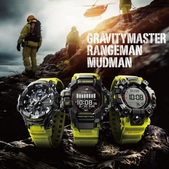 Casio G-Shock Master og G-Land Rangeman GPR-H1000RY-1A9ER