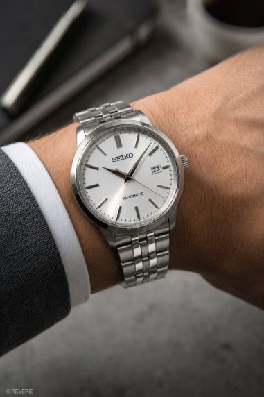 Seiko Mens Classic Automatic Silver Steel 41mm