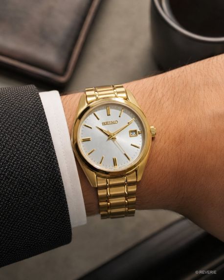 Seiko Mens Golden Classic Sapphire 40mm